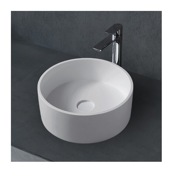 Раковина-чаша Abber Stein 40 см AS2612, белый матовый - фото 