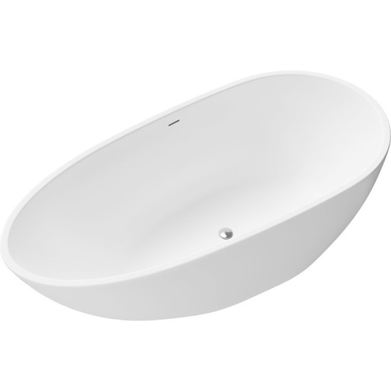 Ванна отдельностоящая Grossman Fly 170x80 см GR-1102M, белый матовый, Размер - мм: 1700х800 - фото 4