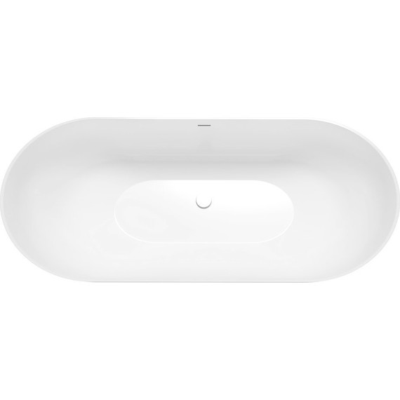 Ванна отдельностоящая Grossman Classic 170x80 см GR-2501M, белый матовый - фото 2