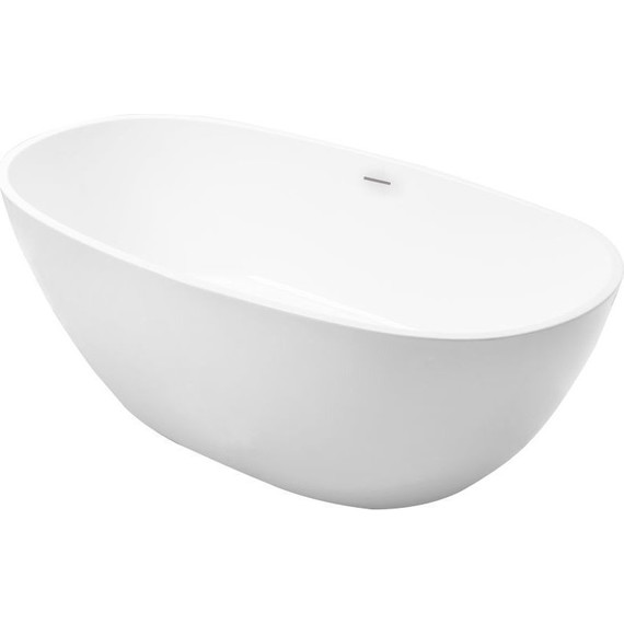 Ванна отдельностоящая Grossman Classic 170x87 см GR-2503M, белый матовый - фото 2