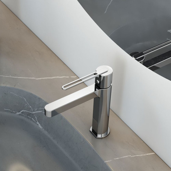 Смеситель для раковины Vincea Rondo VBF-1R1CH - фото 6