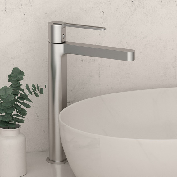 Смеситель для раковины высокий Vincea Rondo VBF-1R2CH - фото 2