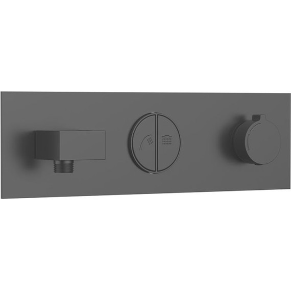 Душевая система для душа с термостатом Vincea Inspire VSFW-422TI1MB, черный - фото 7