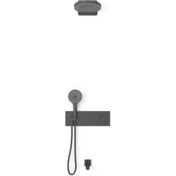 Душевая система для ванны Vincea Inspire VSFW-432TI1MB, черный - фото 2
