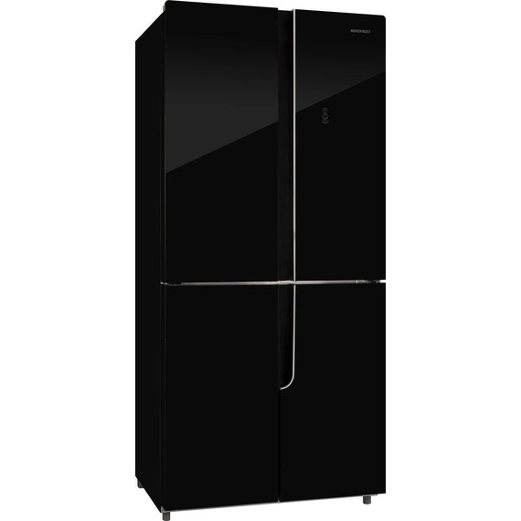 Холодильник Side by Side NordFrost RFQ 510 NFGB inverter (чёрное стекло) - фото 