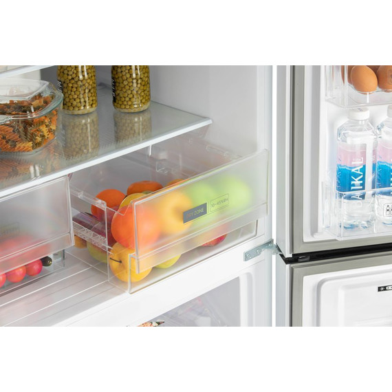 Холодильник Side by Side NordFrost RFQ 510 NFGW inverter (белое стекло) - фото 15