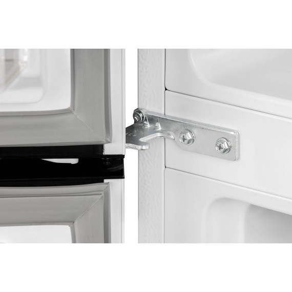 Холодильник Side by Side NordFrost RFQ 510 NFGW inverter (белое стекло) - фото 8