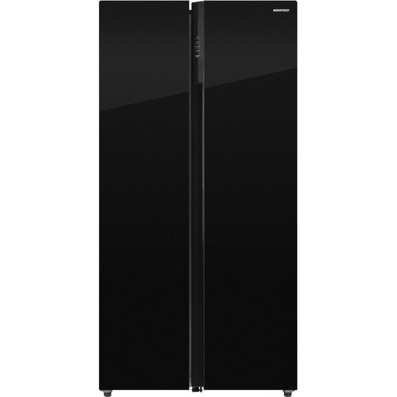 Холодильник Side by Side NordFrost RFS 525DX NFGB inverter (чёрное стекло) - фото 2