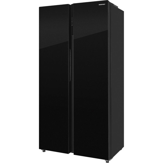 Холодильник Side by Side NordFrost RFS 525DX NFGB inverter (чёрное стекло) - фото 3