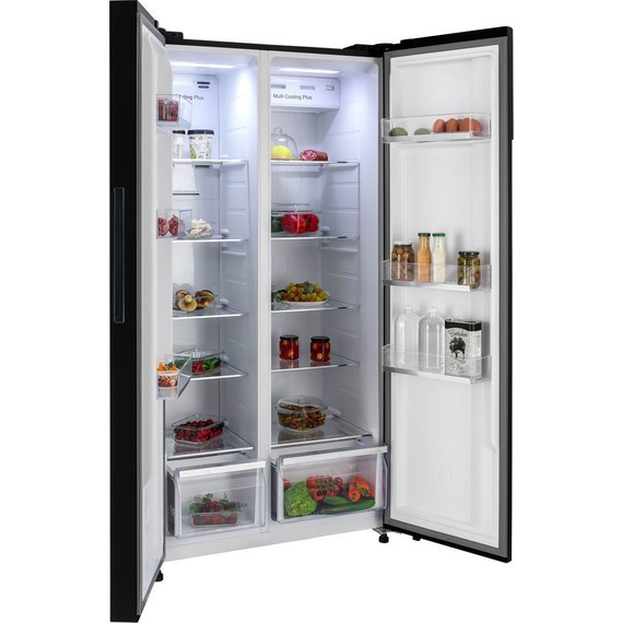Холодильник Side by Side NordFrost RFS 525DX NFGB inverter (чёрное стекло) - фото 5
