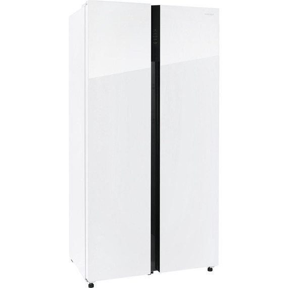 Холодильник Side by Side NordFrost RFS 525DX NFGW inverter (белое стекло) - фото 