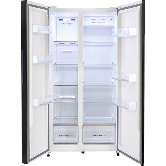 Холодильник Side by Side NordFrost RFS 525DX NFGW inverter (белое стекло) - фото 8