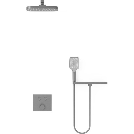 Душевая система для душа Vincea VSFW-4211RGM, вороненая сталь - фото 2