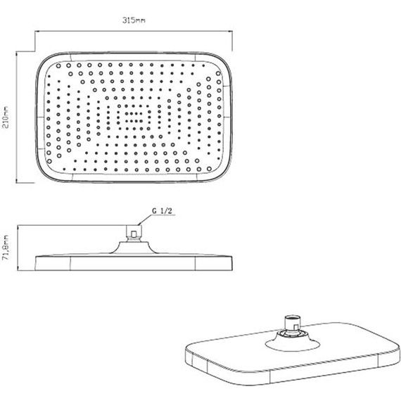 Душевая система для душа Vincea VSFW-4211RGM, вороненая сталь - фото 14