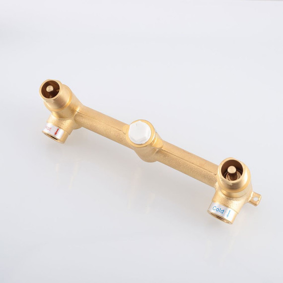 Смеситель для раковины настенный Vincea Groove VBFW-4G1GM, вороненая сталь - фото 4