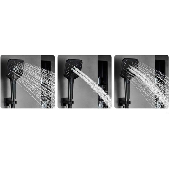 Душевая система для ванны с термостатом Vincea Next VSFW-1N3TBG, брашированное золото - фото 4