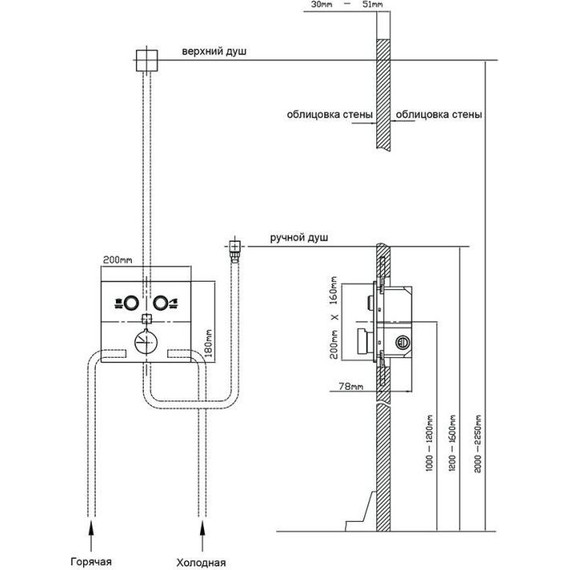 Душевая система для душа Vincea VSFW-4212CH - фото 9