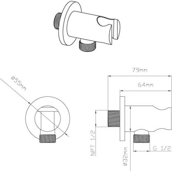 Душевая система для душа Vincea VSFW-4212MB, черный - фото 8