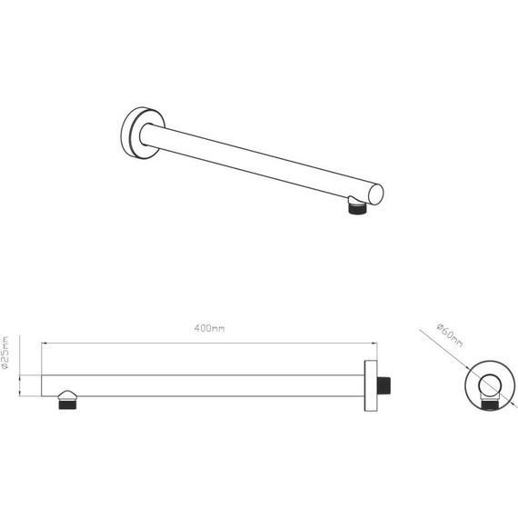 Душевая система для душа с термостатом Vincea VSFW-422T2CH - фото 11