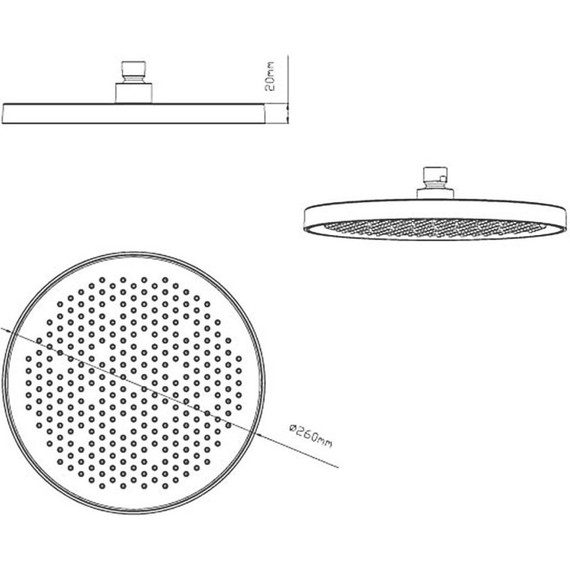 Душевая система для душа с термостатом Vincea VSFW-422T2GM, вороненая сталь - фото 7
