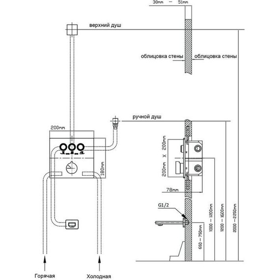 Душевая система для ванны Vincea VSFW-4311CH - фото 9