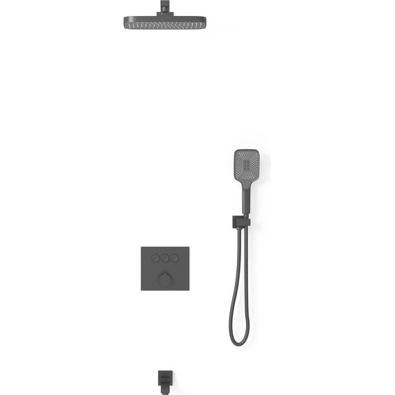 Душевая система для ванны Vincea VSFW-4311MB, черный - фото 2