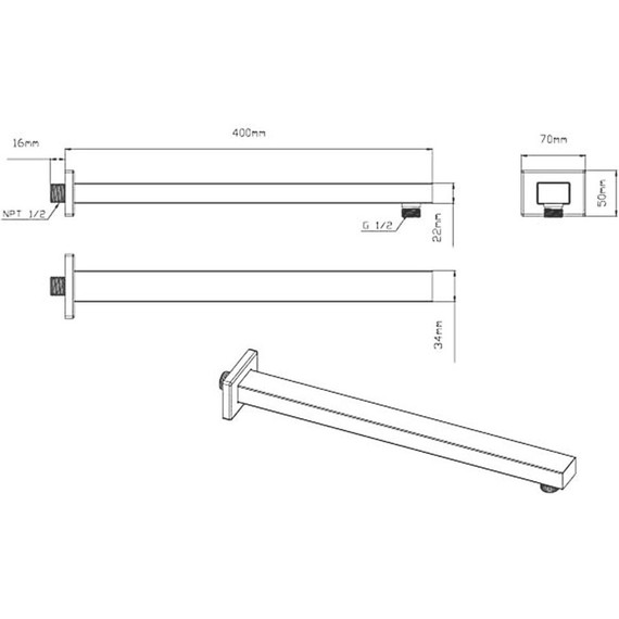 Душевая система для ванны Vincea VSFW-4311RCH - фото 10