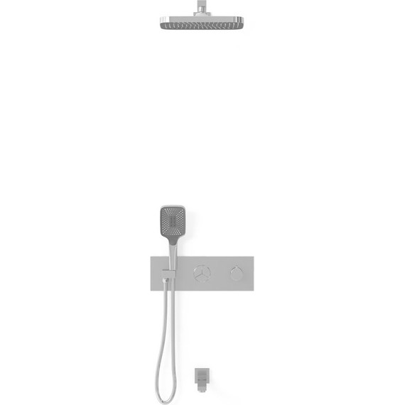 Душевая система для ванны с термостатом Vincea VSFW-432T1CH - фото 2