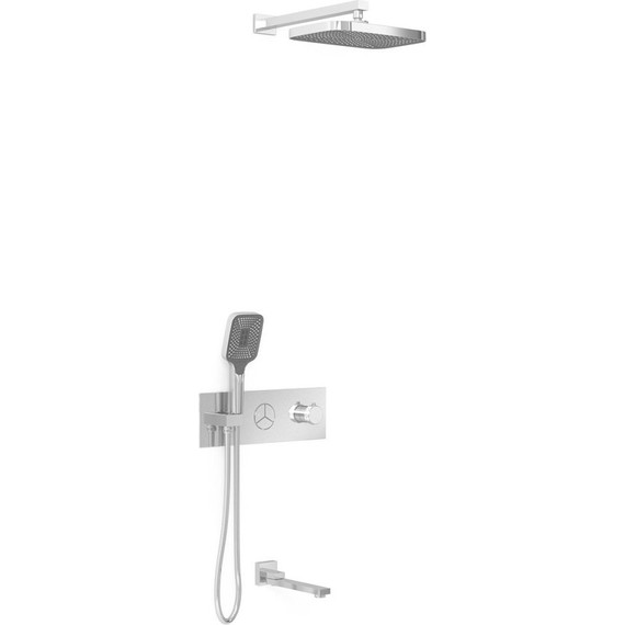 Душевая система для ванны с термостатом Vincea VSFW-432T1CH - фото 
