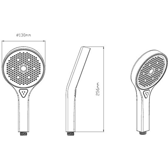 Душевой гарнитур Vincea VSHN-42HMB, черный - фото 3