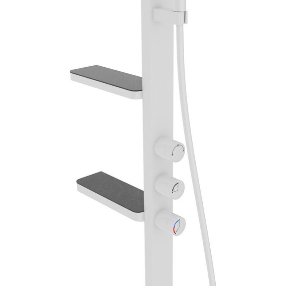 Душевая стойка Vincea Inspire VSFS-3I11W, белый - фото 6