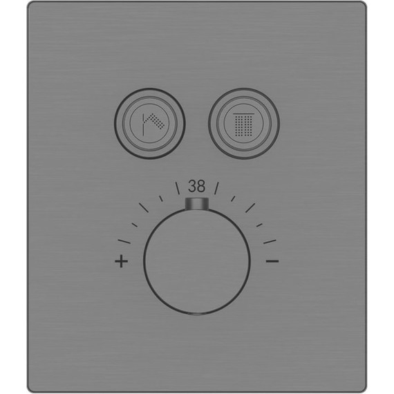 Душевая система для ванны с термостатом Vincea Inspire VSFW-3I21T1RMB, черный - фото 4