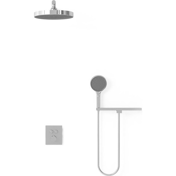 Душевая система для ванны с термостатом Vincea Inspire VSFW-3I21T2RCH - фото 2