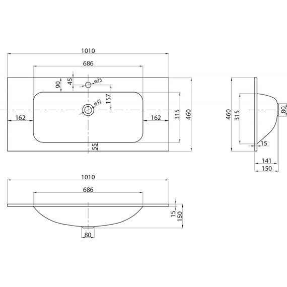 Тумба напольная с раковиной BelBagno KRAFT-1000-2C-PIA-RT 100 см, Rovere Tabacco (раковина BB1010/465-LV-VTR-BL) - фото 9