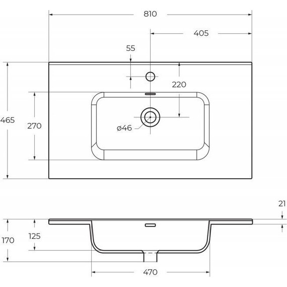 Тумба подвесная с раковиной BelBagno KRAFT-800-1C-SO-RNN 80 см, Rovere Nebrasca Nature - фото 16