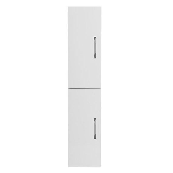 Пенал подвесной BelBagno AURORA-1600-2A-SC-BO-P-L 35 см, левый, Bianco Opaco - фото 
