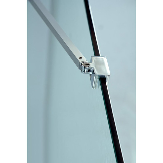 Душевая перегородка Cezares 105 см LIBERTA-L-1-TB-105-C-Cr (стекло 8 мм) хром/прозрачное - фото 4