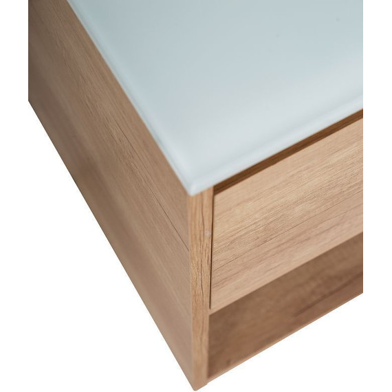 Тумба подвесная с раковиной BelBagno KRAFT-900-1C-SO-RNN 90 см, Rovere Nebrasca Nature (раковина BB910/465-LV-VTR-BL) - фото 7