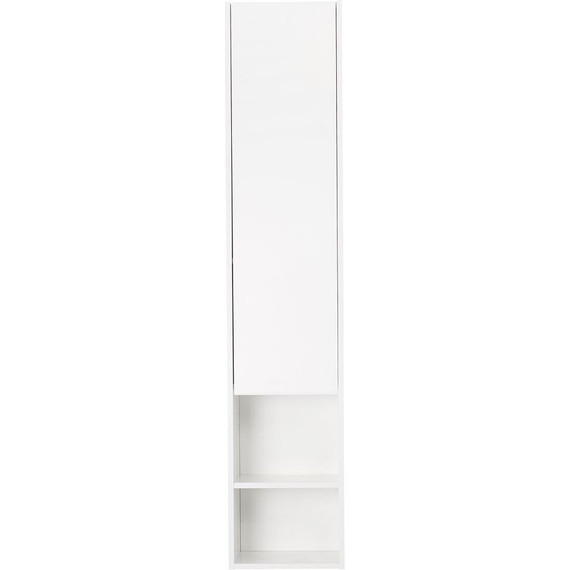 Пенал подвесной BelBagno KRAFT-1600-1A-SC-BO-L 33 см, Bianco Opaco - фото 