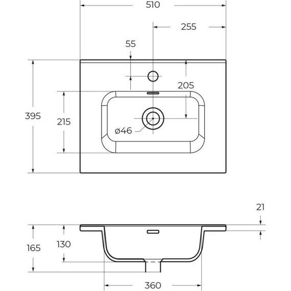 Тумба подвесная с раковиной BelBagno KRAFT 39-500/390-2C-SO-CG 50 см, Cemento Grigio - фото 13