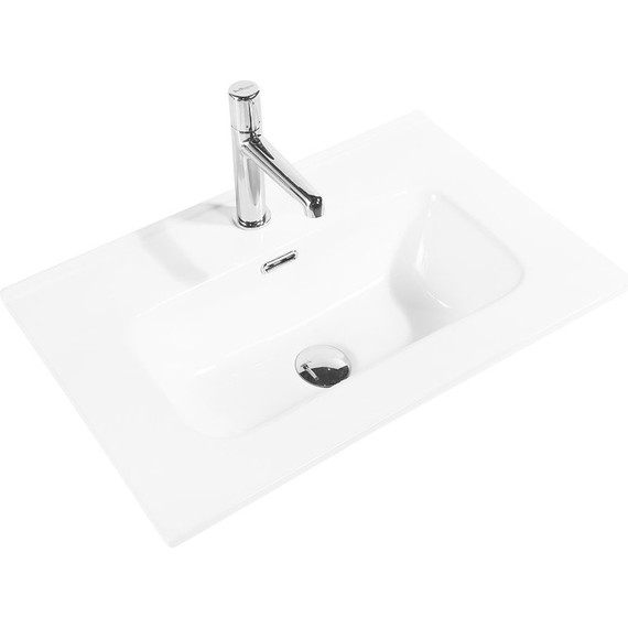 Тумба напольная с раковиной BelBagno KRAFT39-600/390-2C-PIA-RT 60 см, Rovere Tabacco - фото 5