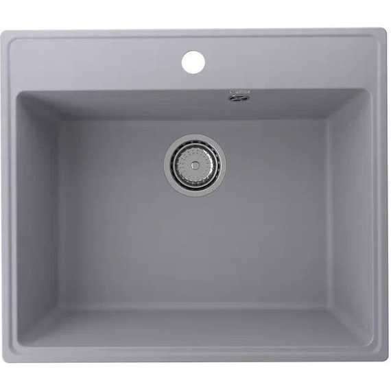 Кухонная мойка Ulgran Quartz Forte 580-05, бетон - фото 