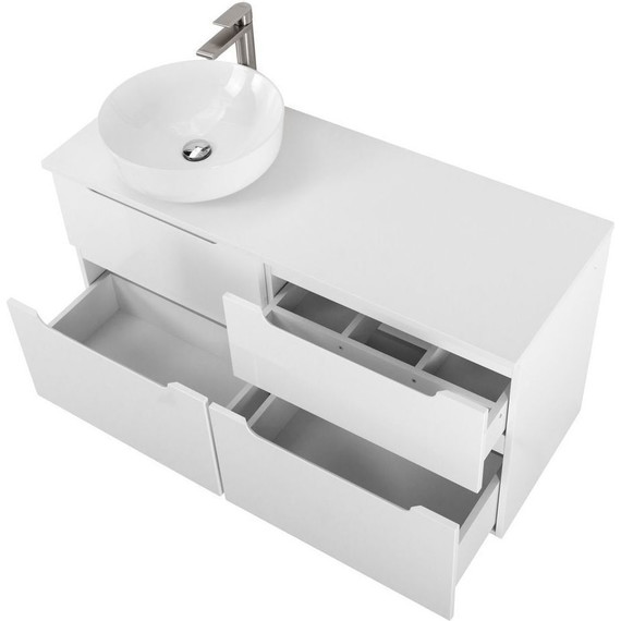 Тумба подвесная со столешницей BelBagno Etna 120 см ETNA-H60-600-2C-SO-BL-P+EK-120-AS-BL-L, Цвет фасада: Bianco Lucido - фото 10