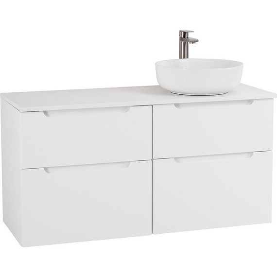 Тумба подвесная со столешницей BelBagno Etna 120 см ETNA-H60-600-2C-SO-BL-P+EK-120-AS-BO-R, Цвет фасада: Bianco Lucido - фото 7