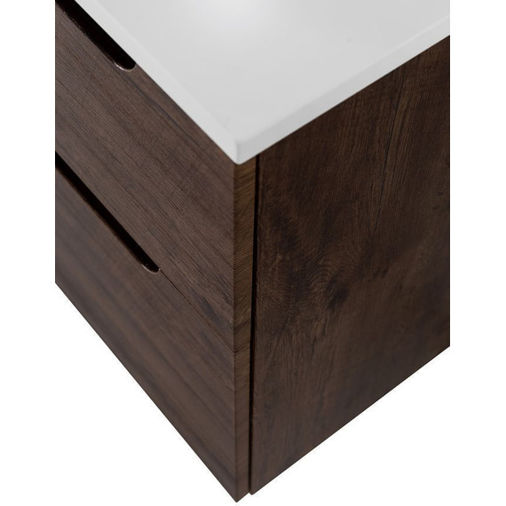 Тумба подвесная со столешницей BelBagno Etna 120 см ETNA-H60-600-2C-SO-RW-P+EK-120-AS-BO-R, Цвет фасада: Rovere Moro - фото 10