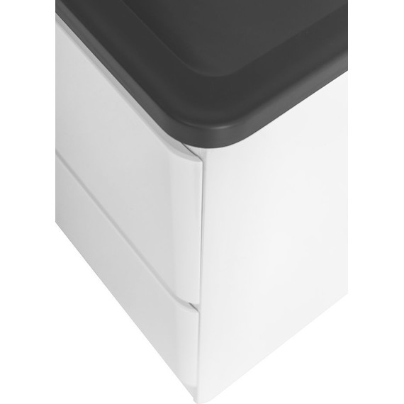 Тумба напольная с раковиной BelBagno ALBANO-1200-2C-PIA-BL 120 см, Bianco Lucido (раковина BB1200/455-LV-ART-ALR-NERO), Цвет фасада: Bianco Lucido Nero - фото 6