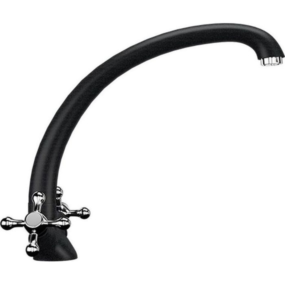 Смеситель для кухни Ulgran U-013-308, чёрный - фото 