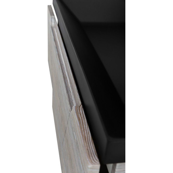 Тумба подвесная с раковиной BelBagno VITTORIA-800-2C-SO-PINO-P 80 см, Pino (раковина BB800/450-LV-ART-AST-NERO) - фото 11