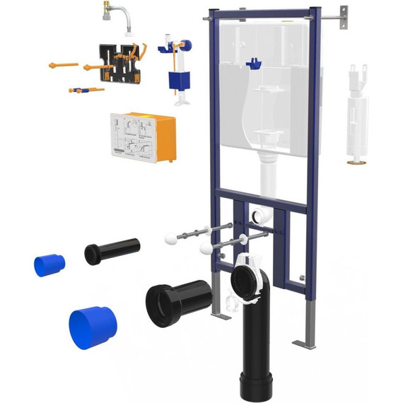 Инсталляция Loranto с подвесным безободковым унитазом Azario Fora 4501+AZ-0017 E-R - фото 3