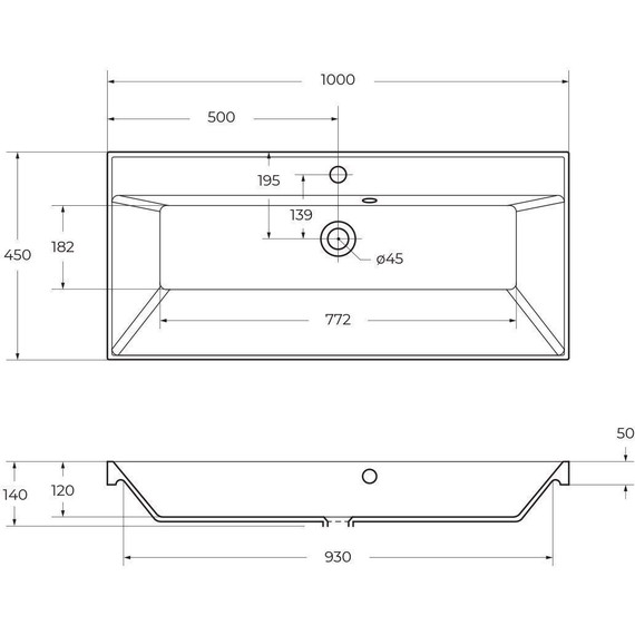 Тумба подвесная с раковиной BelBagno VITTORIA-1000-2C-SO-TB-P 100 см, Toros Bianco (раковина BB1000/450-LV-ART-AST-NERO) - фото 11